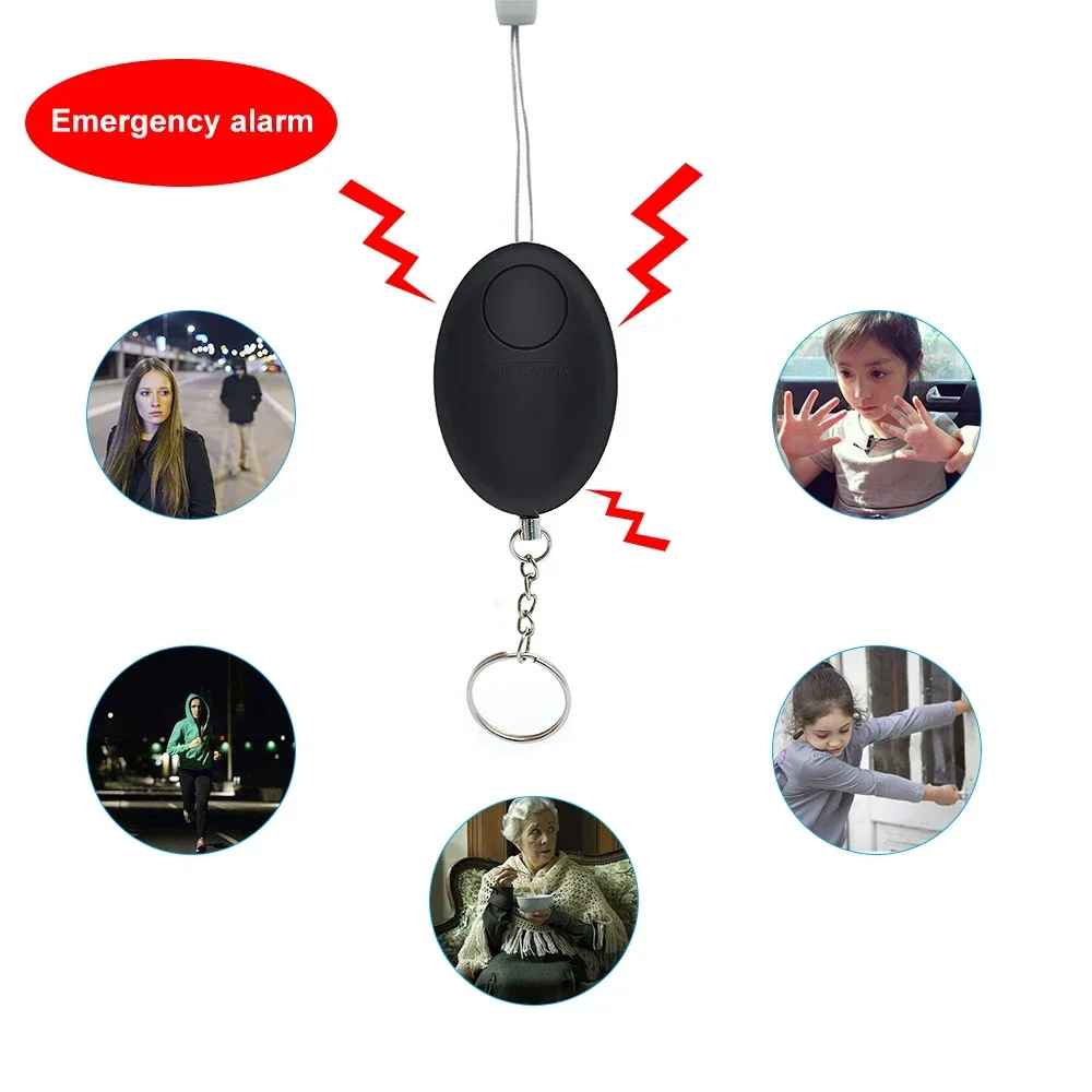 Alarma Pánico Llavero Defensa Personal Sonido Fuerte 140db