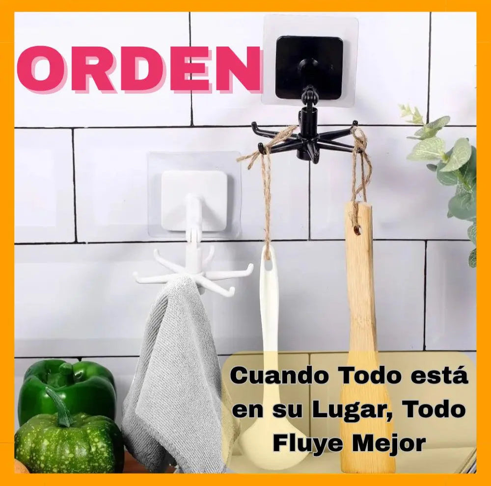 Loopix™ – Set X2 Ganchos  Minimalistas para Espacios Modernos