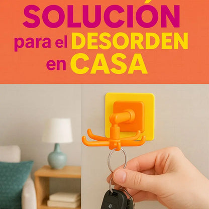 Loopix™ – Set X2 Ganchos  Minimalistas para Espacios Modernos