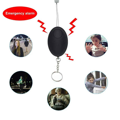 Alarma Pánico Llavero Defensa Personal Sonido Fuerte 140db