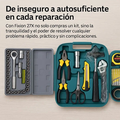 ToolMaster 27X – Kit de Herramientas Multiuso con Rache