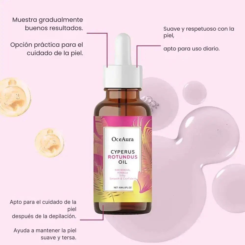 CypeRus Oil - Menos Vello, Más Días de Piel Suave
