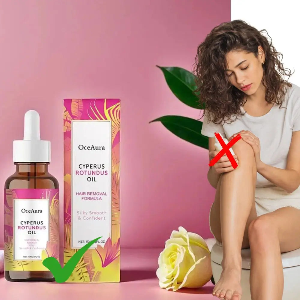 CypeRus Oil - Menos Vello, Más Días de Piel Suave