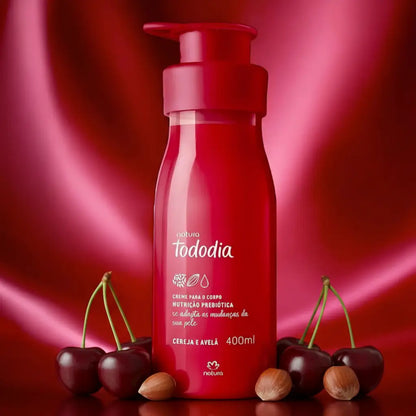Crema Corporal Hidratante Tododia Cereza y Avellana 400 ml